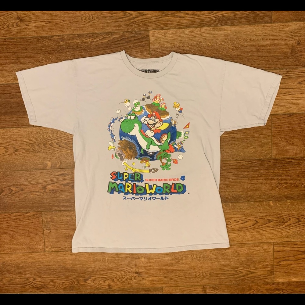 Mens Large Super Mario ThinkGeek Short Sleeve Tee Shirt
